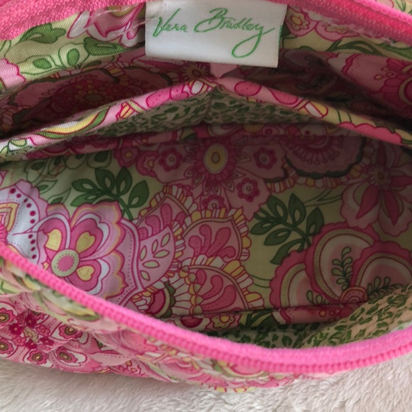 Vera Bradley small pink petal Maggie bag purse - Picture 5 of 8